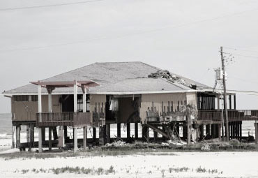 wind damage - spray foam can help prevent uplift to McAllen roofs